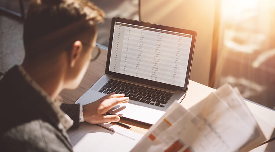 Man Doing Paperwork