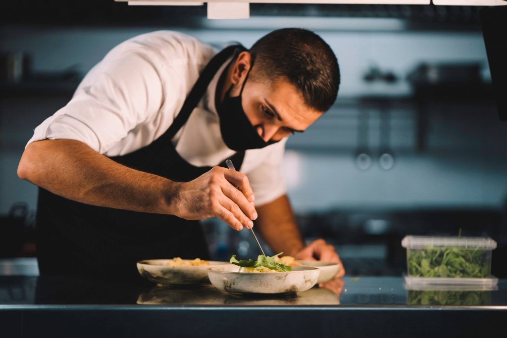 Chef Preparing Food