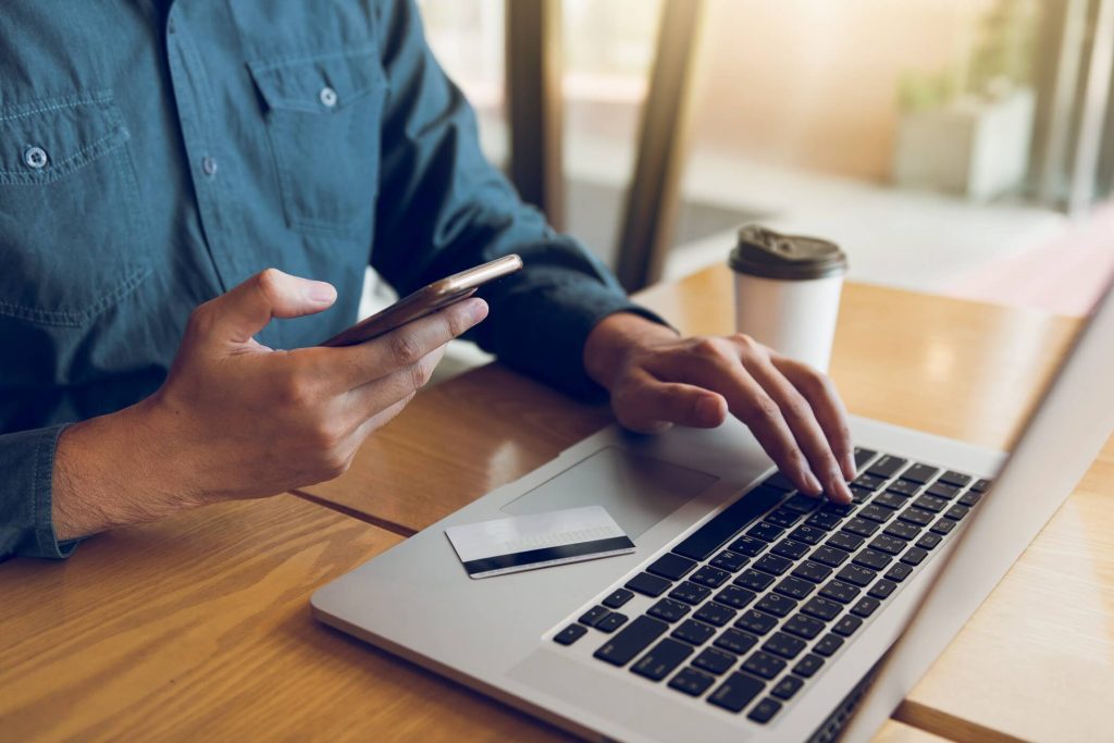 Man Making Online Payment