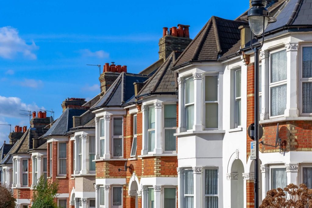 Row Of Townhouses