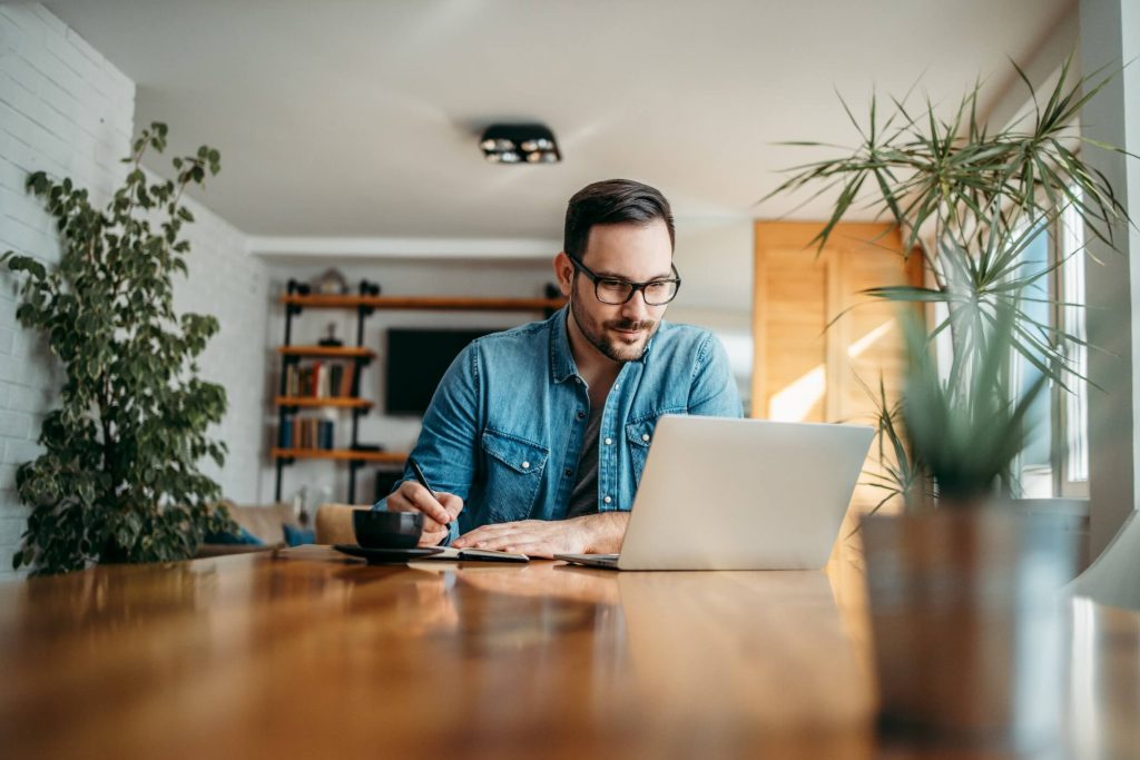 Man On Laptop
