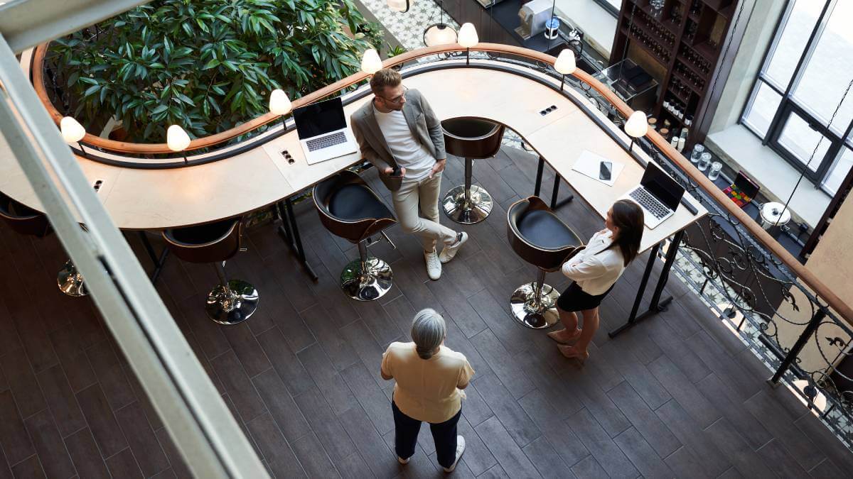 View Of Modern Office Interior