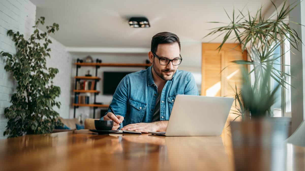 Man On Laptop