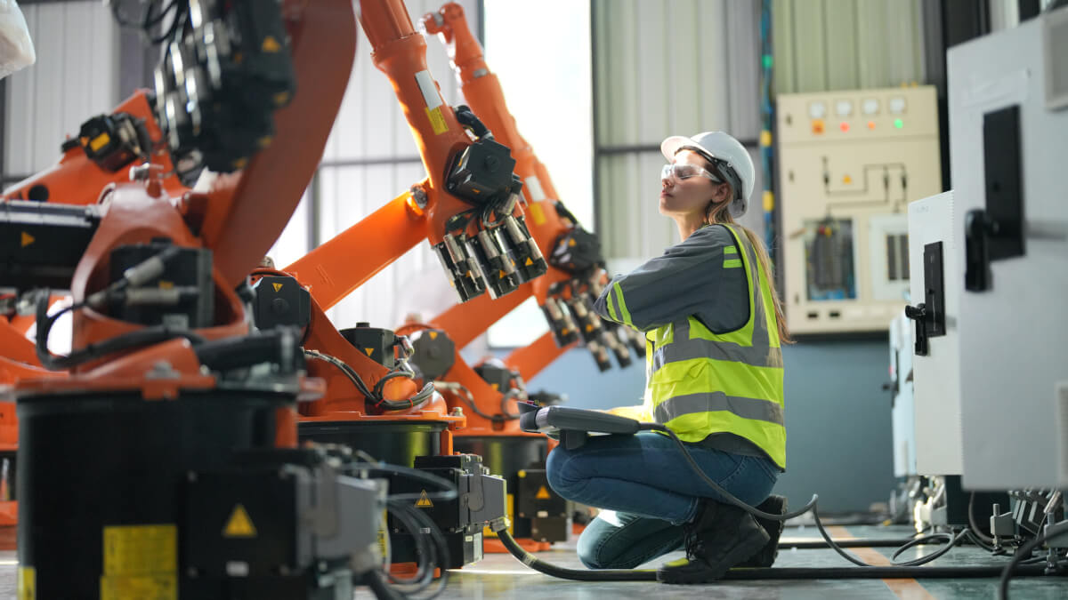 Engineer at work