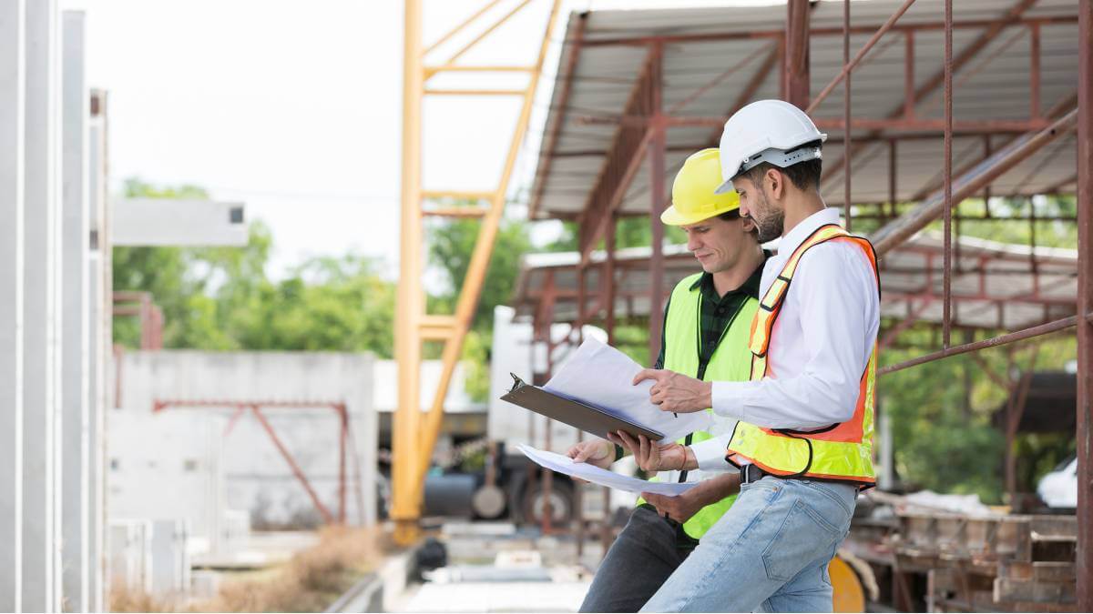 Contractors on site