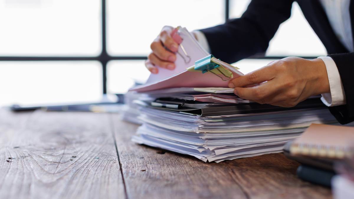 lots of paperwork